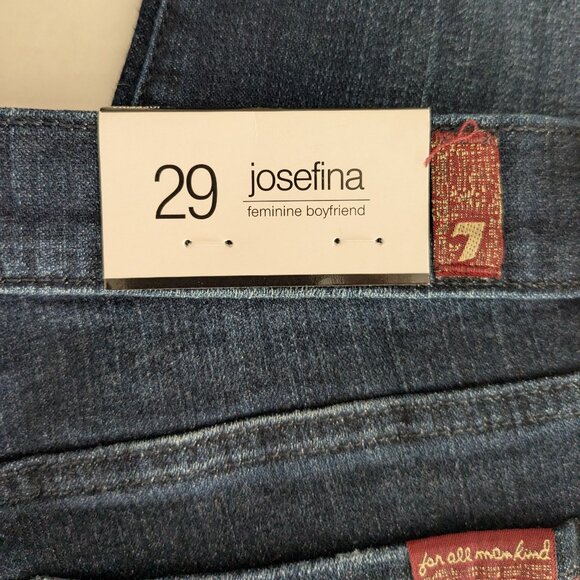 7 FOR ALL MANKIND josefina feminine boyfriend Women's Jeans  Size 29  NWT - Picture 7 of 9